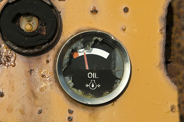 Image showing oil gauge
