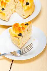 Image showing blueberry bread cake dessert