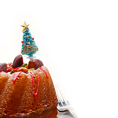 Image showing Christmas cake