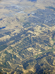 Image showing californian aerial view