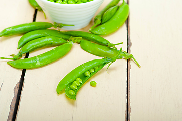 Image showing hearthy fresh green peas