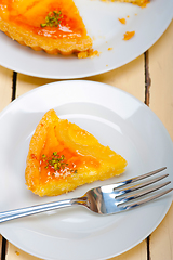 Image showing fresh pears pie dessert cake