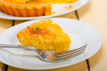 Image showing fresh pears pie dessert cake