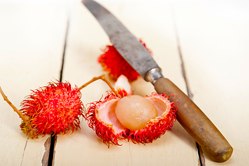 Image showing fresh rambutan fruits