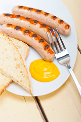 Image showing traditional German wurstel sausages