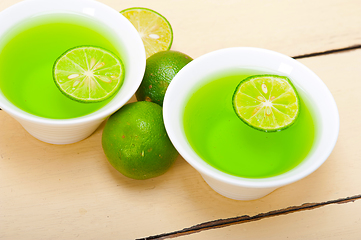 Image showing green lime lemonade