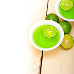 Image showing green lime lemonade