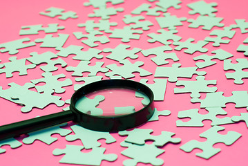 Image showing Magnifying Glass Puzzle