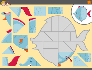 Image showing jigsaw puzzle activity game