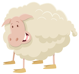 Image showing farm sheep animal character