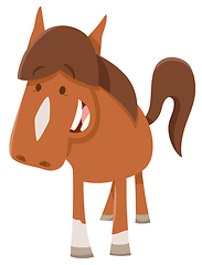 Image showing cute horsepr pony farm animal