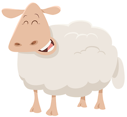 Image showing cartoon sheep animal character