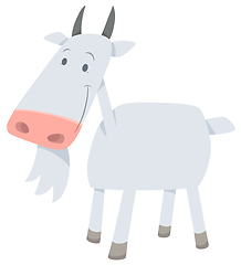 Image showing cartoon goat farm animal