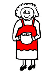Image showing housewife