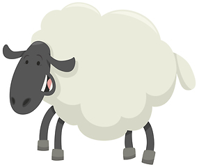 Image showing happy sheep animal character
