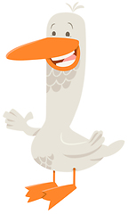 Image showing goose farm animal character