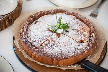 Image showing Apples pie on the table