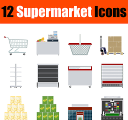 Image showing Supermarket Icon Set