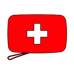 Image showing Alpinist First Aid Kit Icon