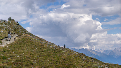 Image showing Trekking in Summer Alps landscape of Tyrol