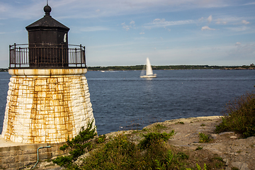 Image showing castle hill lighthouse in newport rhode island