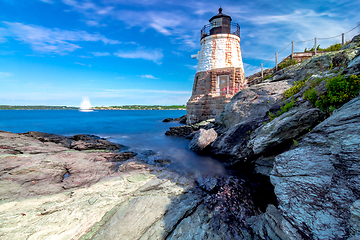 Image showing castle hill lighthouse in newport rhode island