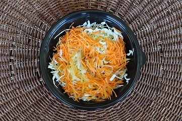 Image showing cabbage and carrot salad