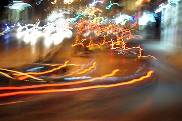 Image showing cars at night