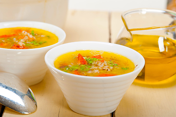 Image showing Syrian barley broth soup Aleppo style