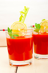 Image showing fresh tomato juice