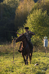 Image showing descendants of the Cossacks in the Altai