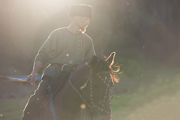 Image showing descendants of the Cossacks in the Altai