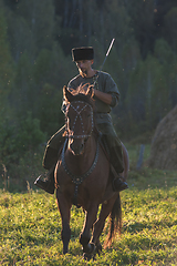 Image showing descendants of the Cossacks in the Altai