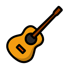 Image showing Icon Of Acoustic Guitar