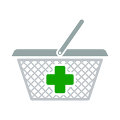 Image showing Pharmacy Shopping Cart Icon