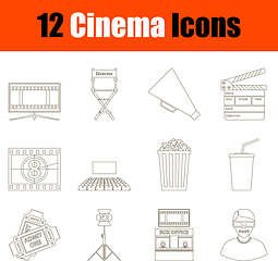 Image showing Cinema Icon Set