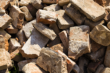 Image showing pile of bricks