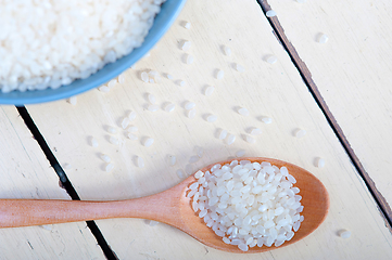 Image showing raw white rice