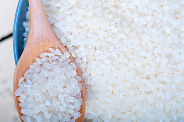 Image showing raw white rice