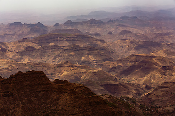 Image showing Semien or Simien Mountains, Ethiopia, Africa