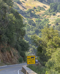 Image showing street and wildlife roadsign