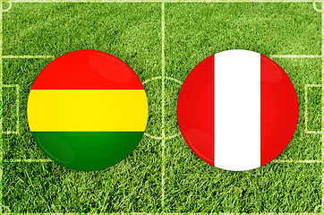 Image showing Bolivia vs Peru football match