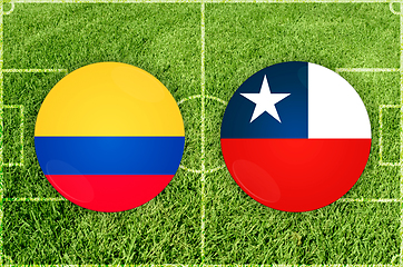 Image showing Ecuador vs Chile football match