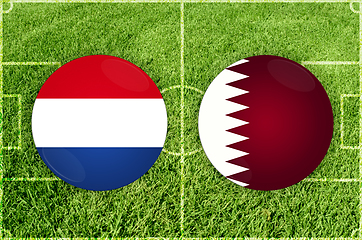 Image showing Paraguay vs Qatar football match