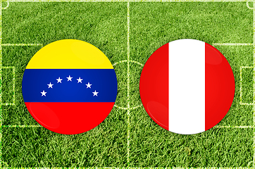 Image showing Venezuela vs Peru football match