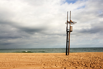 Image showing Lifeguard tower