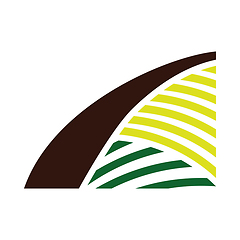 Image showing Agriculture Field Icon