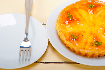 Image showing fresh pears pie dessert cake