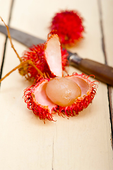 Image showing fresh rambutan fruits