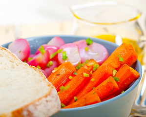 Image showing steamed  root vegetable on a bowl